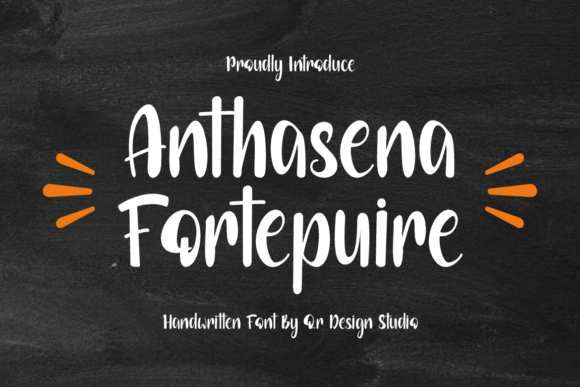 Anthasena Fortepuire Font for Creative Projects