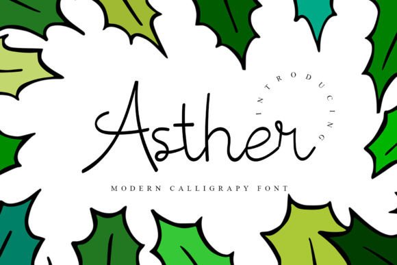 Asther: A Handwritten Font for Elegant Design