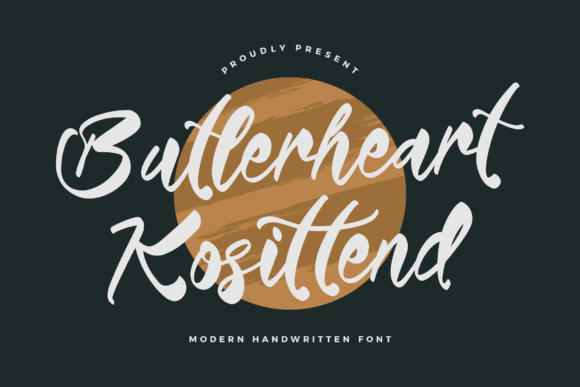 Butlerheart Kosittend: A Modern Handwritten Font