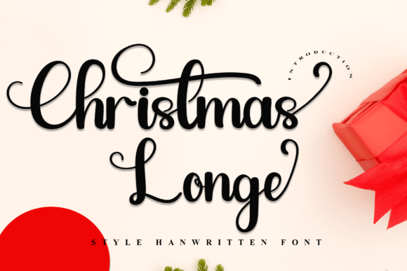Christmas Longe Font for Creative Makers
