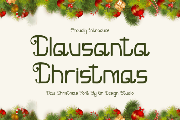 Clausanta Christmas Font