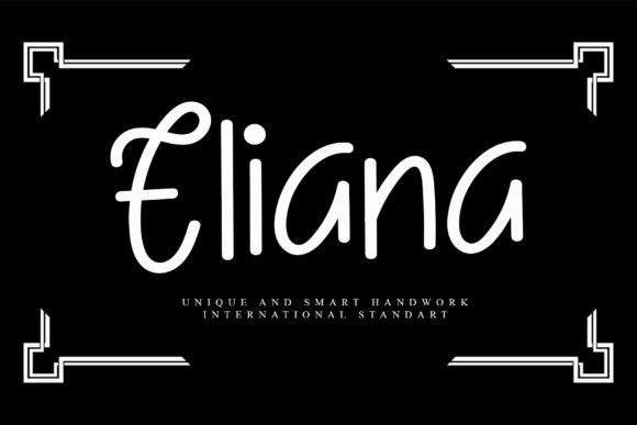 Eliana: A Handwritten Font for Editorial Design