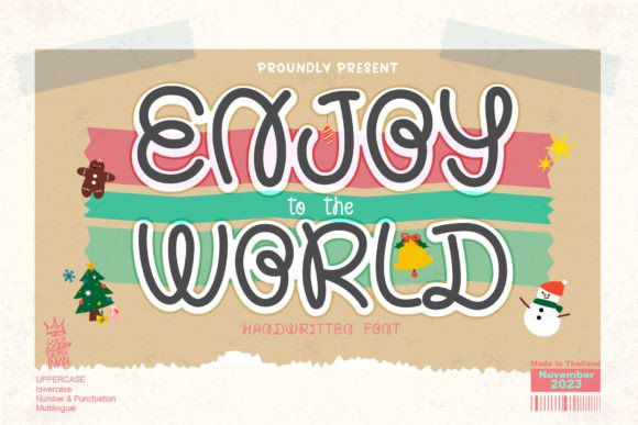 Enjoy World Font for Business