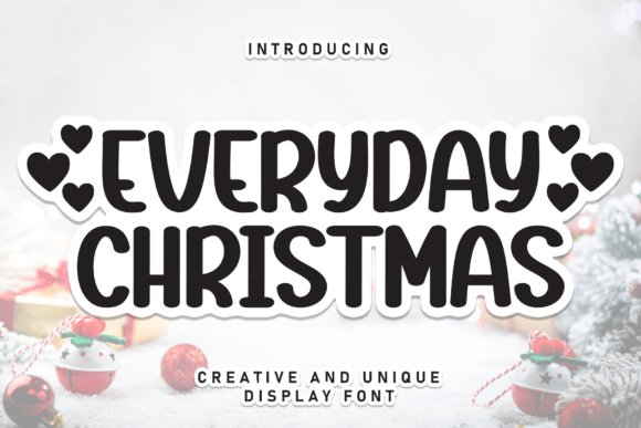 Everyday Christmas Font for Web Design