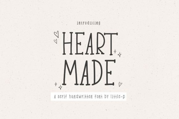 Heart Made: A Warm Font for Thoughtful Design