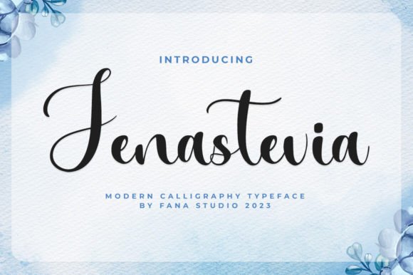 Jenastevia: A Stylish Script for Branding