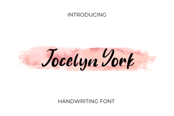 Jocelyn York Font for Business
