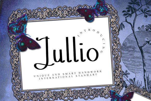Jullio: A Unique Script Font for Elegant Design