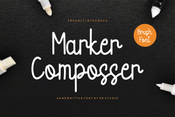 Marker Composser Font for Editorial Design