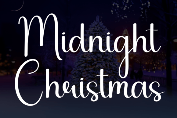 Midnight Christmas Font Review