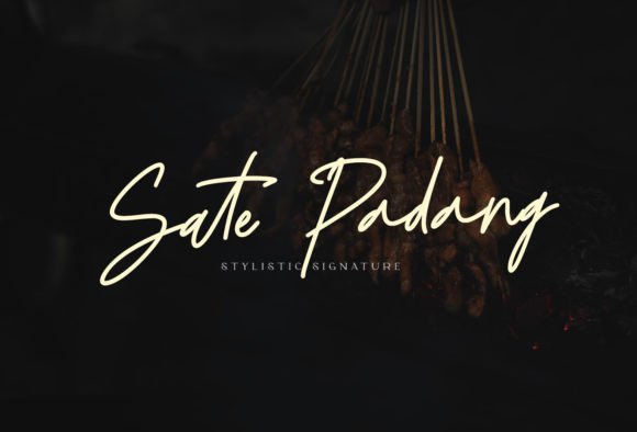 Sate Padang Font for Web Design