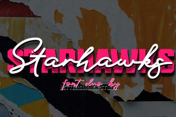 Starhawks: A Bold, Handwritten Font for Creative Brands