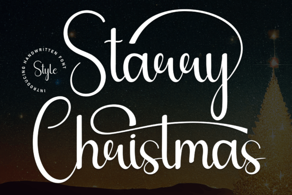 Starry Christmas Font for Business