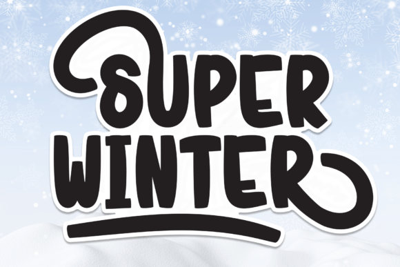 Super Winter: A Sweet Font for Business Branding