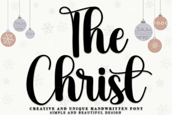 The Christ Font: A Modern Script for Crafters