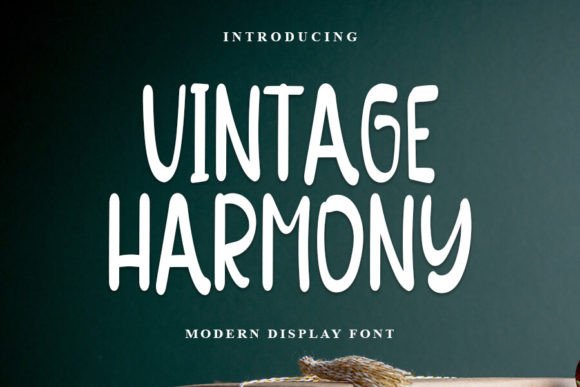 Vintage Harmony Font for Web Design