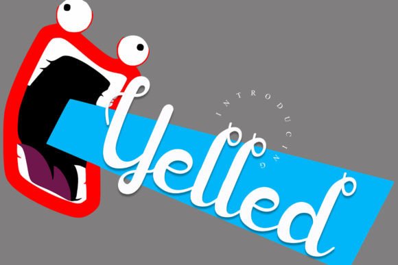 Yelled: A Handwritten Font for Editorial Design